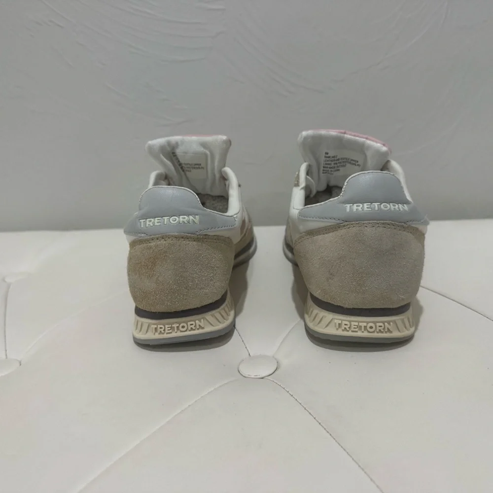 Women’s Beige and Pink Sneakers